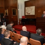 Бошко Вучуревић,председник Привредне коморе Војводине поздравља награђене и госте